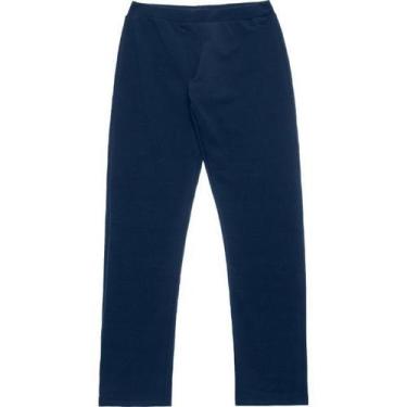 Imagem de Calça Legging Peluciada Infantil Pulla Bulla Ref. 42311, Azul marinho,