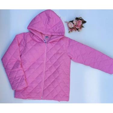 Imagem de Jaqueta infantil grossa feminina inverno modinha - Marlan, Rosa, 10