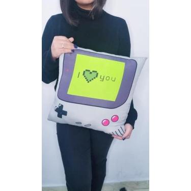 Imagem de Almofada Game Boy I Love You Video Game Presente Gamer - Sude, Gameboy