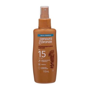 Imagem de Bronzeador Fluído Cenoura & Bronze FPS15 com Cor 110ml - Cenoura e Bro