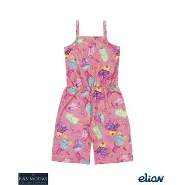 Imagem de Macacão infantil Elian Sorvete, Rosa, 4