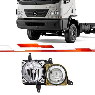 Imagem de Farol Le Compativel MB 715 C 915C Acello 2003 Em Diante Duplo Com Supo
