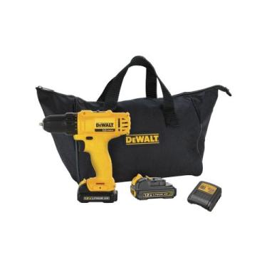 Imagem de Parafusadeira/Furadeira 12V Max DCD700C2 Dewalt com LED