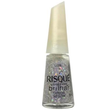 Imagem de Esmalte Risqué Glitter Livre Para Brilhar Capricha no Glow 8ml