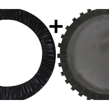 Imagem de KIT Lona Tela Jump 30 Molas + Capa Saia Proteção de Molas Jump - FamaF