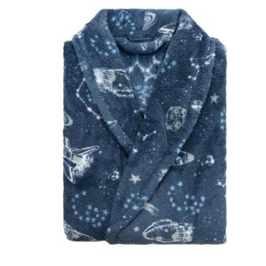 Imagem de Roupão Infantil Microfibra P M G Extra Macio Unissex - - CAMESA