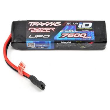 Imagem de Bateria LiPo Traxxas Power Cell 2S 7.4V 7600mAh 25C Conector iD TRA286