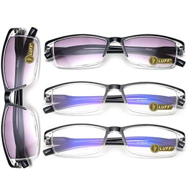 Imagem de LUFF 4 pares de óculos de leitura Óculos de computador. cinza pode filtrar UV