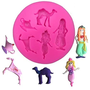 Imagem de Confeitaria dos moldes, F438 MOLDE DE SILICONE LÂMPADA MÁGICA CONFEITARIA BISCUIT