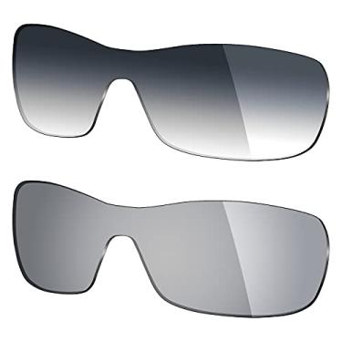 Imagem de 2 pares de lentes polarizadas de substituição da Mryok para óculos de sol Oakley Antix – Opções