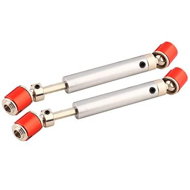 Imagem de Eixo de acionamento universal de atualiza??o de 2 pe?as CVD 110-155mm Metal CVD eixo de acionamento universal para SCX10 CC01 D90 D110 RC pe?a de esteira, eixo de acionamento scx24 eixos scx10 ii