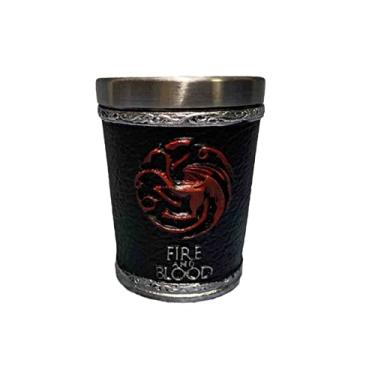 Imagem de Caneca de cerveja de aço inoxidável retrô Song of Ice and Fire Viking Drinkware Tankard Whisky Wine Glass Canecas Bar Decoração Presente