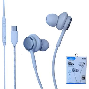 Imagem de Fone de Ouvido in-ear Estéreo Ergonômico com Microfone Tipo C
