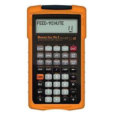 Imagem de Calculated Industries Calculadora de usinagem avançada 4088 Machinist Calc Pro 2 | Velocidades e feeds, DOC, LOC e WOC para configurações de materiais e ferramentas | Maquinistas, Setters, Fabricantes