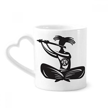 Imagem de Flauta Celebrate Outline caneca mexicana mexicana café cerâmica copo de coração de vidro