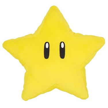 Imagem de Little Buddy 1823 Super Mario All Star Collection Super Star 15 cm Pelúcia, Amarelo