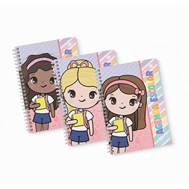 Imagem de Agenda caderneta escolar para menina