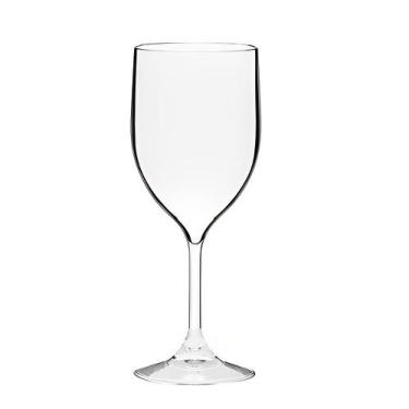 Imagem de Taça Vinho Degustação Champagne Acrílico Transparente 420ml - Boccati