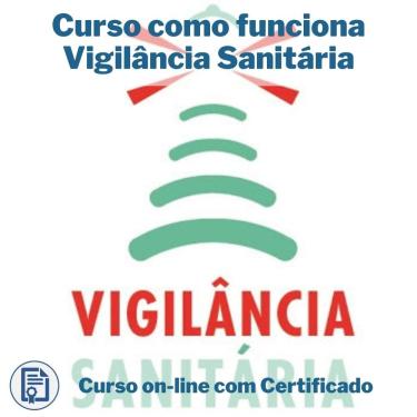 Imagem de Curso Online em videoaula de como funciona Vigilância Sanitária com Certificado + 2 brindes