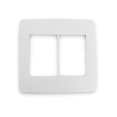 Imagem de Placa Pial Plus 4x4 Tomada 3x3 Horizontal 618516 10 Unid.