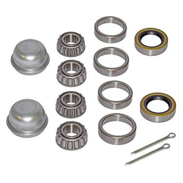 Imagem de Par de kits de reparo de rolamento de reboque para eixos retos de 9,5 cm