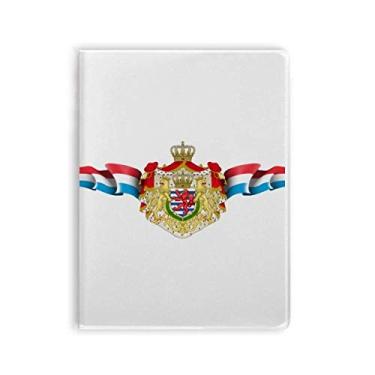 Imagem de Diário de capa macia com emblema nacional da bandeira de Luxemburgo