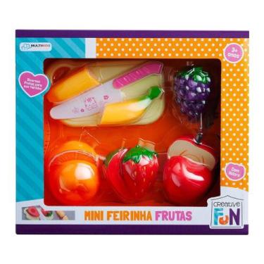 Imagem de Mini Feirinha Crec Crec C/5 Frutinhas Creative Fun Multikids