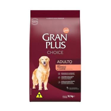 Imagem de Ração Granplus Choice Para Cães Adultos  Sabor Frango E Carne 10Kg - G