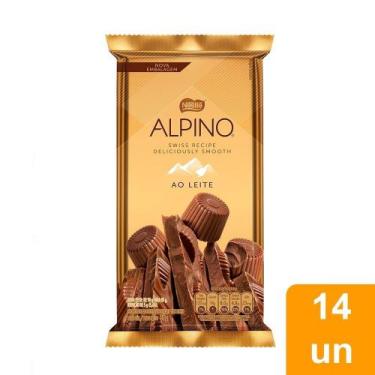 Imagem de Chocolate Nestlé Alpino 85G - Embalagem Com 14 Unidades