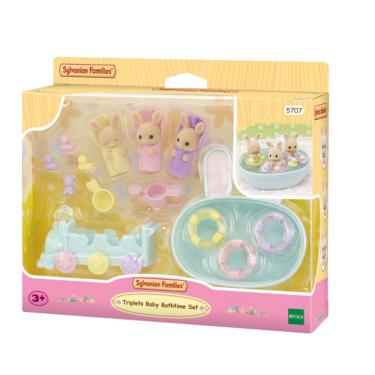 Imagem de Sylvanian Families Conjunto Hora Do Banho Trigêmeos