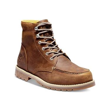 Imagem de Timberland Bota masculina moderna com cadarço, Grão integral enferrujado, 40