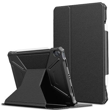 Imagem de Capa INFiLAND Flex Cover iPad Air 5 10.9 pol 2022 A2588 A2589 A2591 Função Wake Sleep Suporte Caneta Cor:Preta