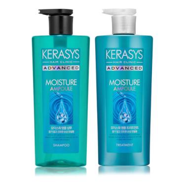 Imagem de Kerasys Moisture Ampoule Shampoo 600ml + Treatment 600ml