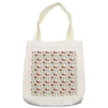 Imagem de Lunarable Sacolas multicoloridas, Bege vinho, 16.5" X 14"