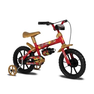 Imagem de Verden Bicicleta Infantil Hero Boy Vermelho/Dourado - Aro 12 com Rodinhas Laterais e garrafinha