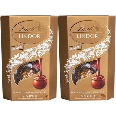 Imagem de Kit Com 2Un Chocolate Lindt Lindor Sortido 75G