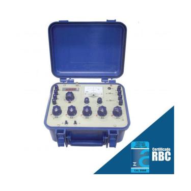 Imagem de Ponte Kelvin Grande Alcance Resistência Escala 0,01 A 1.11110 Ohm Fonte Energia Interna Instrutherm Com Certificado