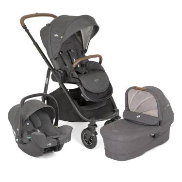 Imagem de Carrinho de Bebê Versatrax E Travel System TRIO Cinza Shellgray Joie