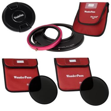 Imagem de Kit de filtro essencial WonderPana XL - Suporte de filtro de núcleo, tampa de lente, filtros ND16 e ND32 de 186 mm - Compatível com lente artística Sigma 14 mm 1,4 DG DN (Versão de montagem L/E)