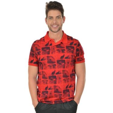 Imagem de Camisa polo cidade fenomenal(sem elasticidade) Vermelho G-Unissex