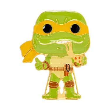 Imagem de Funko Pop! Pin: Teenage Mutant Ninja Turtles - Michelangelo, Glow in The Dark