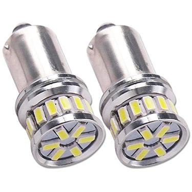 Imagem de Eluseastar Lâmpadas LED BAX9S H6W brancas 6000K 12V-24V Canbus livre de erros 2000LM com projetor para luzes laterais do carro, luz interior de reserva, pacote com 2
