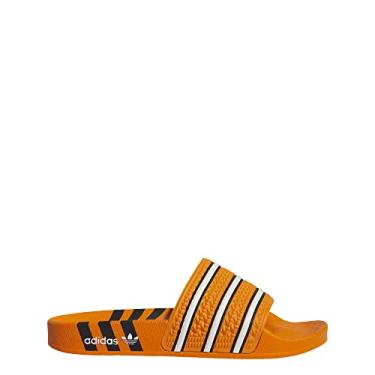 Imagem de adidas Adilette Slides Feminino, Laranja brilhante/preto/branco nuvem, 9
