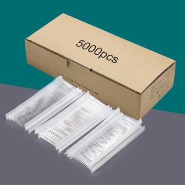 Imagem de 5000 peças de prendedores de pistola de etiquetagem de 1 cm, acessórios de farpas de etiqueta, refil de arma de preço para etiquetagem, etiquetas de preço, acessórios de etiquetagem de armas de
