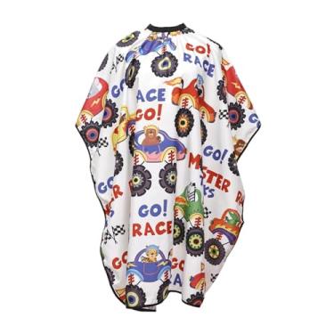 Imagem de Milageto Capa de corte de cabelo infantil, de corte de cabelo de poliéster, acessórios de barbeiro para tintura de cabelo de cabeleireiro