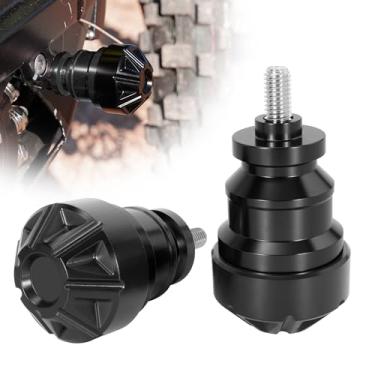 Imagem de ZANGOMB Sur Ron Sliders de quadro, nylon e alumínio para motocicleta Crash Frame Slider para Surron Sur Ron X/S Segway X260 X160 Talaria Sting Electric Dirt Bike - Preto