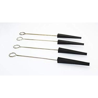 Imagem de Piano Tuning Mudo 7,6 cm x 3/8" com cabo de arame, conjunto de 4 borracha EUA