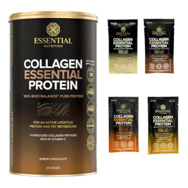 Imagem de Collagen Essential Protein sabor Chocolate + 4 amostras Sortidas - Essential Nutrition