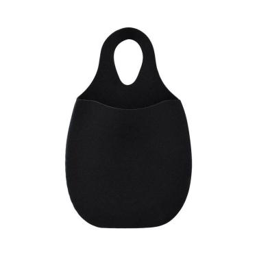 Imagem de Lixeira para carro em neoprene - Preto / Azul