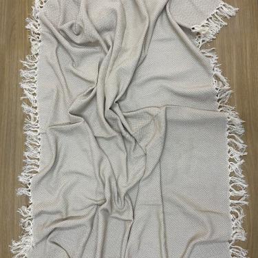 Imagem de Manta para Sofá 001486/ 5699 100% Algodão 1,20 X 1,50 Naturalle Bege /Cru
